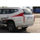 Задній захист AK005 (нерж) для Mitsubishi Pajero Sport 2015-2024 рр