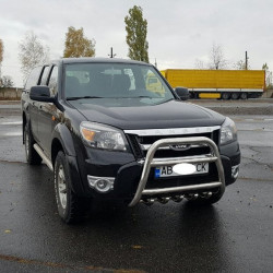 Кенгурятник QT008 (нерж) для Ford Ranger 2007-2011 рр