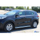 Бокові пороги KB001 (2 шт., нерж) 51 мм для Kia Sportage 2015-2021 рр