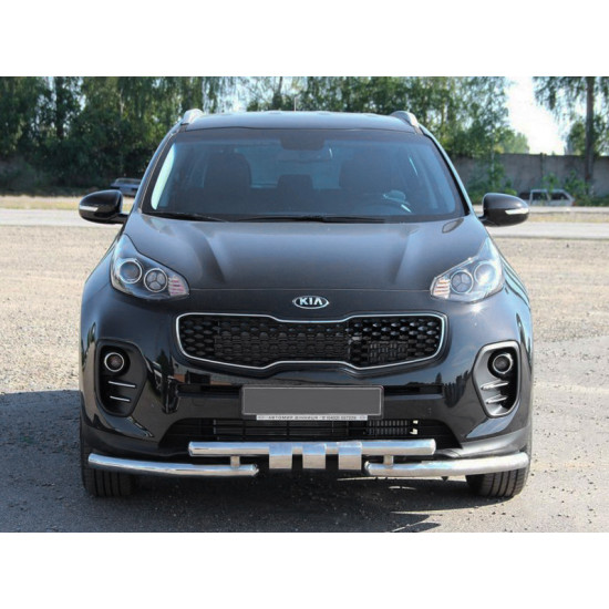 Передній захист ST009-15 (нерж) для Kia Sportage 2015-2021 рр