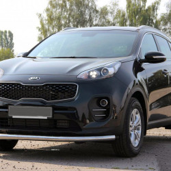 Передній захист ST008 (нерж) для Kia Sportage 2015-2021 рр