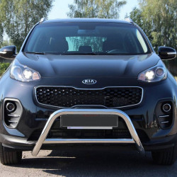 Кенгурятник WT006 (нерж) для Kia Sportage 2015-2021 рр