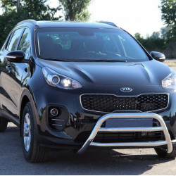 Кенгурятник WT023 (нерж) для Kia Sportage 2015-2021 рр