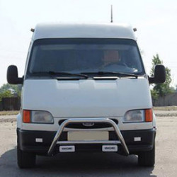 Кенгурятник WT006 (нерж) для Ford Transit 1991-2000 рр