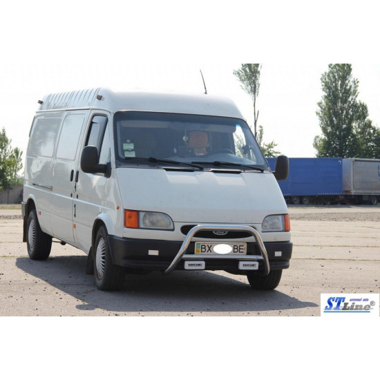 Кенгурятник WT006 (нерж) для Ford Transit 1991-2000 рр