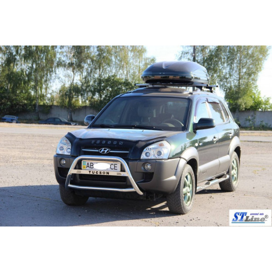 Кенгурятник WT025 (нерж.) для Hyundai Tucson JM 2004-2024 рр