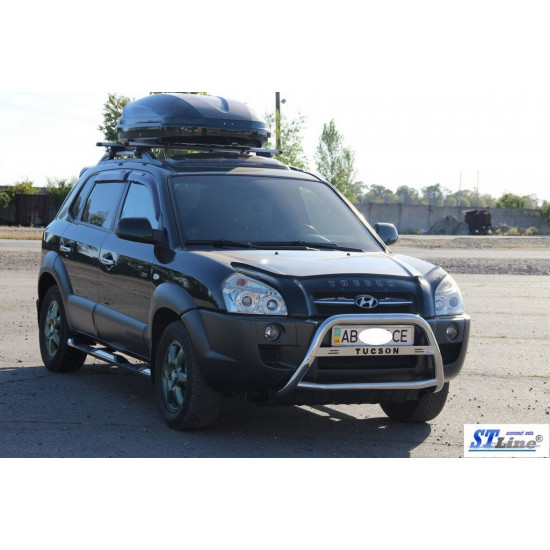 Кенгурятник WT025 (нерж.) для Hyundai Tucson JM 2004-2024 рр