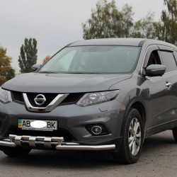 Передній захист ST009-15 (нерж) для Nissan X-trail T32 / Rogue 2014-2021 рр