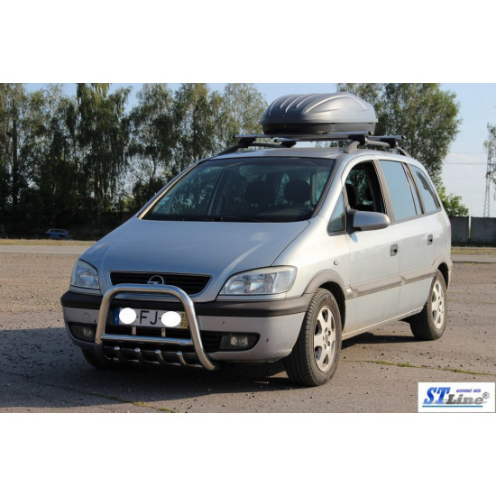 Кенгурятник QT006 (нерж) для Opel Zafira A 1998-2005 рр