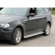 Бокові пороги KB001 (нерж) 42 мм для BMW X3 E-83 2003-2010 рр