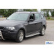 Бокові пороги KB001 (нерж) 42 мм для BMW X3 E-83 2003-2010 рр