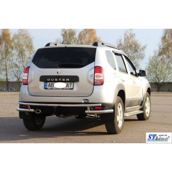 Задня дуга AK005-Special (нерж.) для Renault Duster 2008-2017 рр