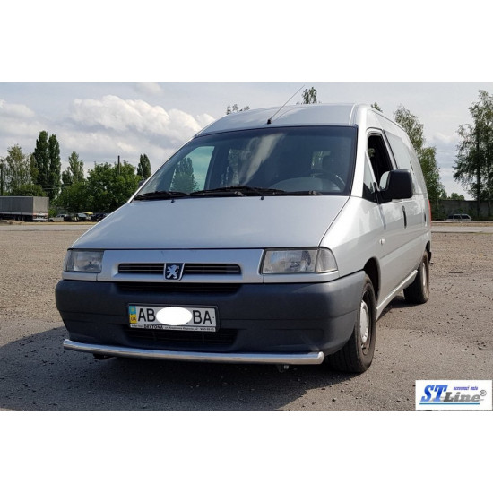 Передній захист ST008 (нерж) 60 мм для Peugeot Expert 1996-2007 років