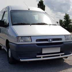 Передній захист ST016 (нерж) 60/42 мм для Peugeot Expert 1996-2007 років