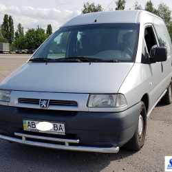 Передній захист ST016 (нерж) 60/42 мм для Peugeot Expert 1996-2007 років