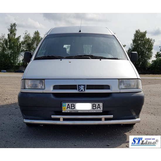 Передній захист ST016 (нерж) 60/42 мм для Peugeot Expert 1996-2007 років