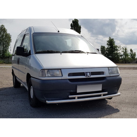 Передній захист ST016 (нерж) 51/42 мм для Peugeot Expert 1996-2007 років