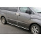 Бічні труби BB001 (2 шт., нерж.) 51 мм для Hyundai H200, H1, Starex 2008-2024 рр