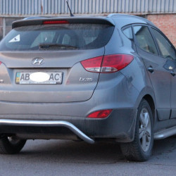 Задній захист AK007 (нерж.) для Hyundai IX-35 2010-2015рр