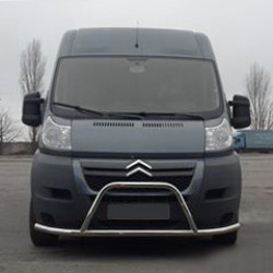 Передня дуга ST019 (нерж.) для Peugeot Boxer 2006-2024 та рр