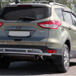 Задня дуга AK002-2 (нерж) для Ford Kuga/Escape 2013-2019 рр