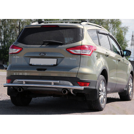 Задня дуга AK002-2 (нерж) для Ford Kuga/Escape 2013-2019 рр