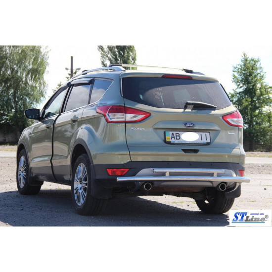 Задня дуга AK002-2 (нерж) для Ford Kuga/Escape 2013-2019 рр