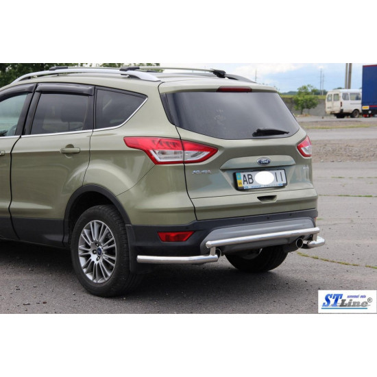 Задня дуга AK002-3 (нерж) для Ford Kuga/Escape 2013-2019 рр