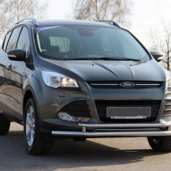 Передній захист ST014 (нерж.) 51/42 мм для Ford Kuga/Escape 2013-2019 рр