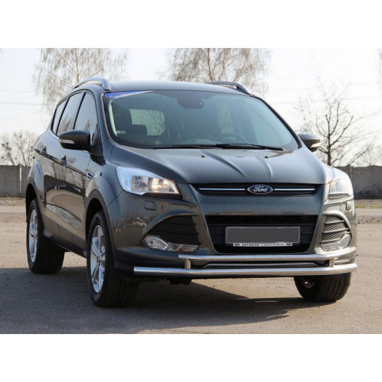 Передній захист ST014 (нерж.) 51/42 мм для Ford Kuga/Escape 2013-2019 рр