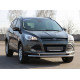 Передній захист ST014 (нерж.) 60/42 мм для Ford Kuga/Escape 2013-2019 рр