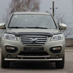 Передній захист ST014 (нерж) 60/42 мм для Lifan X60