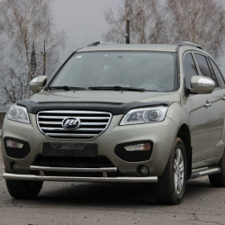 Передній захист ST014 (нерж) 60/42 мм для Lifan X60