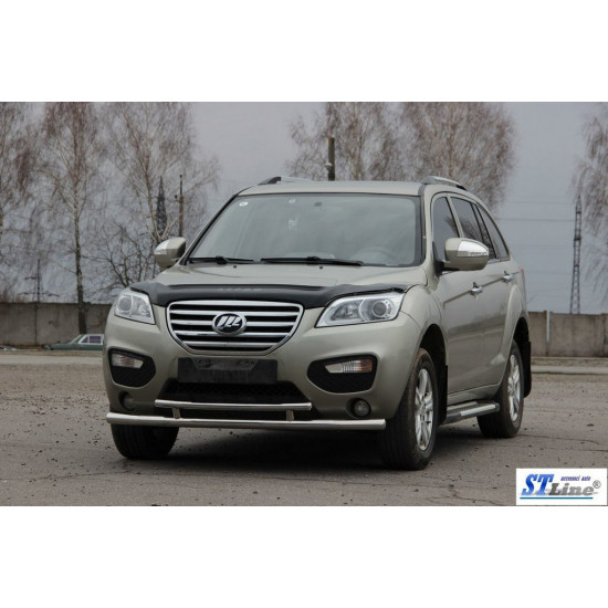 Передній захист ST014 (нерж) 60/42 мм для Lifan X60