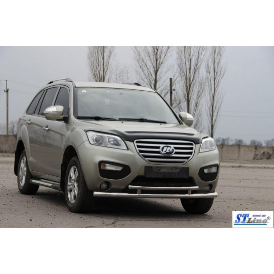 Передній захист ST014 (нерж) 60/42 мм для Lifan X60