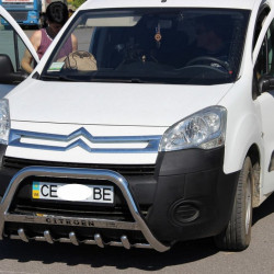 Кенгурятник WT004 (нерж.) 60 мм для Citroen Berlingo 2008-2018 рр