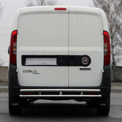 Задня дуга AK002/1-Подвійний (нерж.) для Fiat Doblo II 2010-2022 рр