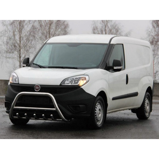 Кенгурятник WT003 (нерж.) 51 мм для Fiat Doblo II 2010-2022 рр