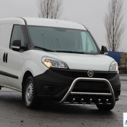 Кенгурятник WT003 (нерж.) 51 мм для Fiat Doblo II 2010-2022 рр