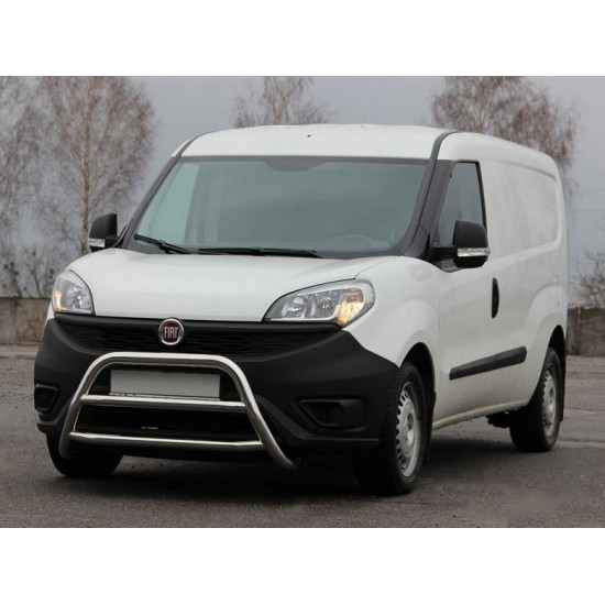 Кенгурятник WT022 (нерж.) 51 мм для Fiat Doblo II 2010-2022 рр