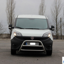 Кенгурятник WT022 (нерж.) 51 мм для Fiat Doblo II 2010-2022 рр