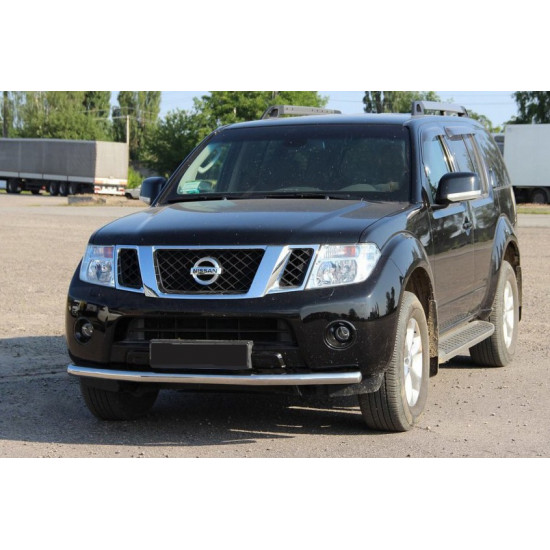 Передній захист ST008-1 (нерж) для Nissan Pathfinder R51 2005-2014рр