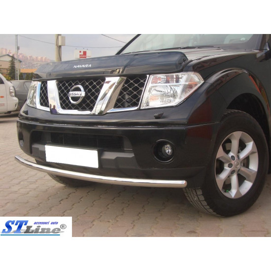 Передній захист ST008-1 (нерж) для Nissan Pathfinder R51 2005-2014рр