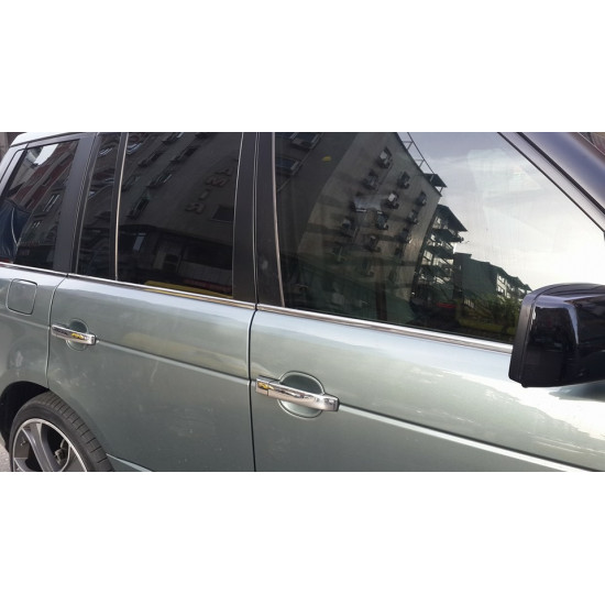 Накладки на ручки (4 шт, нерж) для Range Rover III L322 2002-2012 рр