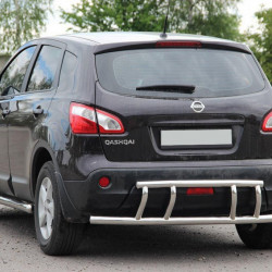 Задня дуга AK011 (нерж.) для Nissan Qashqai 2007-2010 рр