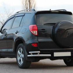 Задні куточки AK003-double (2 шт., нерж) для Toyota Rav 4 2006-2013 років