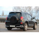 Задні куточки AK003-double (2 шт., нерж) для Toyota Rav 4 2006-2013 років