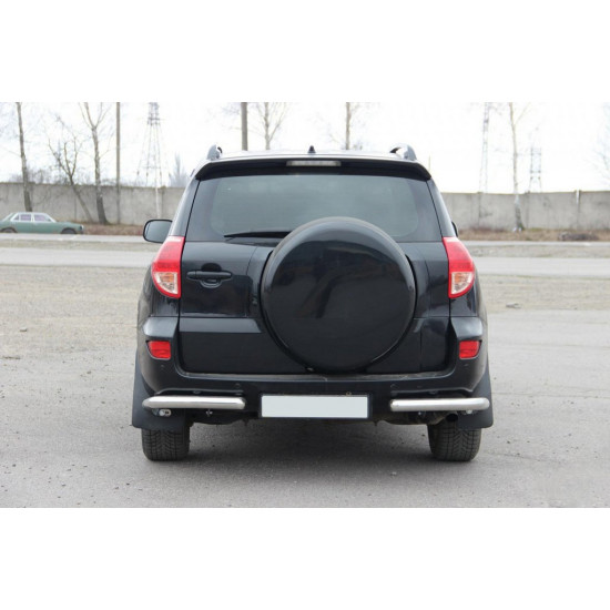 Задні куточки AK003 (2 шт., нерж) для Toyota Rav 4 2006-2013 років