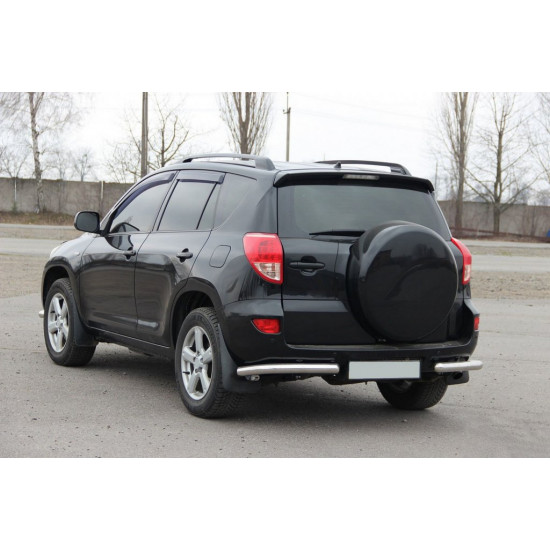 Задні куточки AK003 (2 шт., нерж) для Toyota Rav 4 2006-2013 років