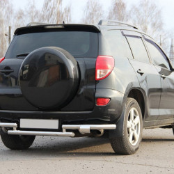 Задній захист AK005-2 (2 шт., нерж) для Toyota Rav 4 2006-2013 років